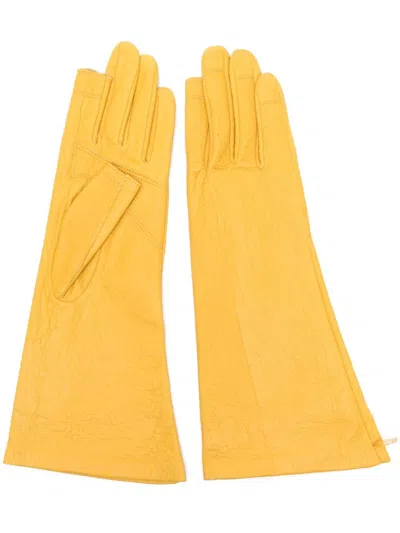 【関税＆送料込み】Rick Owens Bean Blister Gloves Rick Owens Bean Blister Gloves In Yellow | ModeSens