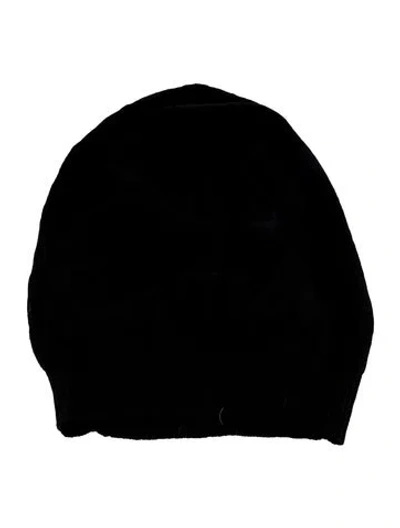 Pre-owned Rick Owens Beanie In Black