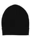 Rick Owens Ribbed Texture Folded Brim Hat In Black