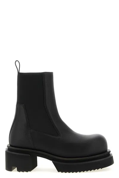 RICK OWENS 'BEATLE BOGUN' ANKLE BOOTS