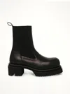 Rick Owens Black Ankle Boots In Black
