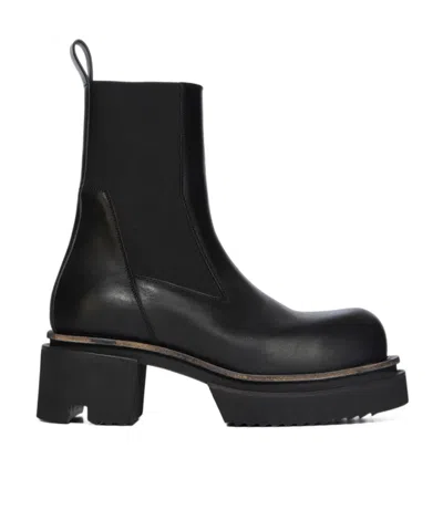 RICK OWENS RICK OWENS BEATLE BOGUN PLATFORM CHELSEA BOOTS
