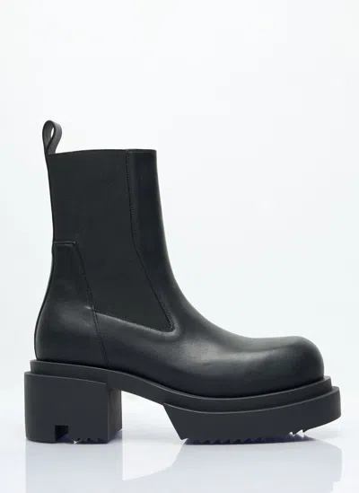 Rick Owens Beatle Bogun Boots In Black