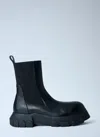 Rick Owens Beatle Bozo Tractor Chelsea Boots In Black