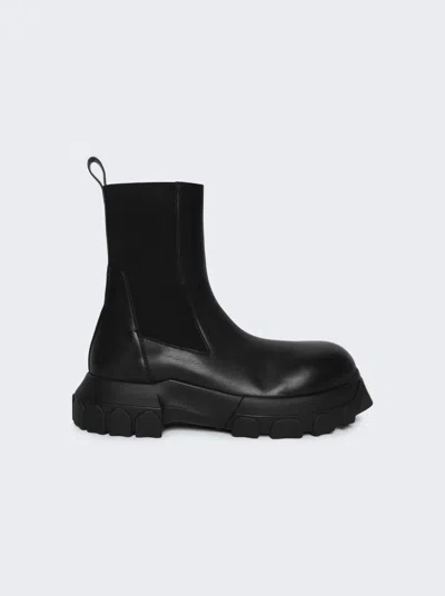 Rick Owens Beatle Bozo Tractor Boots In Black
