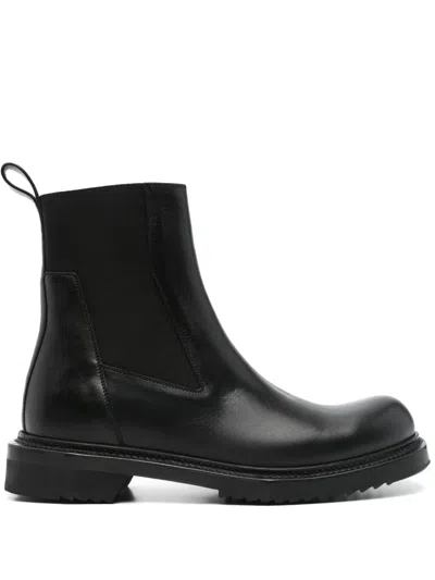 Rick Owens Beatle Cyclops Boots In Black