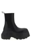 Rick Owens 'beatle Mega Tractor' Ankle Boots In Black