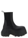 Rick Owens Beatle Mega Tractor Ankle Boots In Black