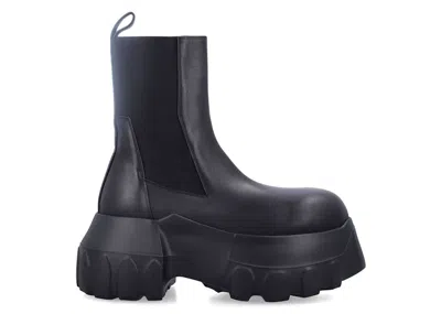 Pre-owned Rick Owens Beatle Mega Tractor Boot Triple (women's) Sneakers In Black