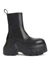 Rick Owens Beatle Mega Tractor Boots In Black