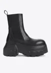 Rick Owens Beatle Mega Tractor Platform Boots In Black