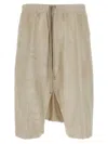 Rick Owens Rick S Pods Bermuda Shorts In Beige
