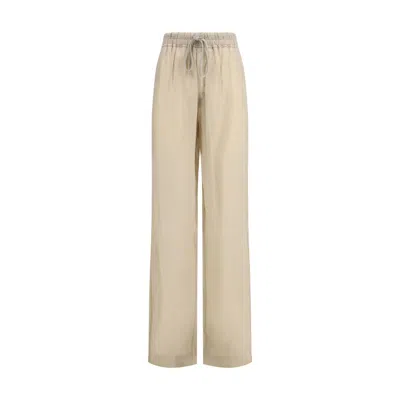 Rick Owens Beige Copper Casual Pants In White