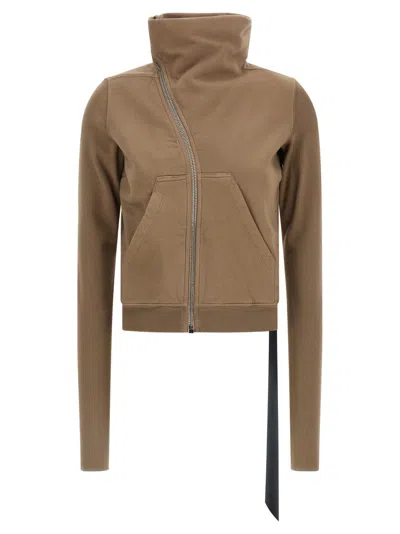 Rick Owens Beige Mountain Sweat Sweatshirt In Brown