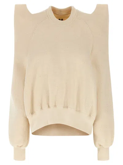 Rick Owens Beige Tecsweat Sweatshirt