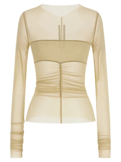 Rick Owens Mini Chic T-shirt For Women In Neutral