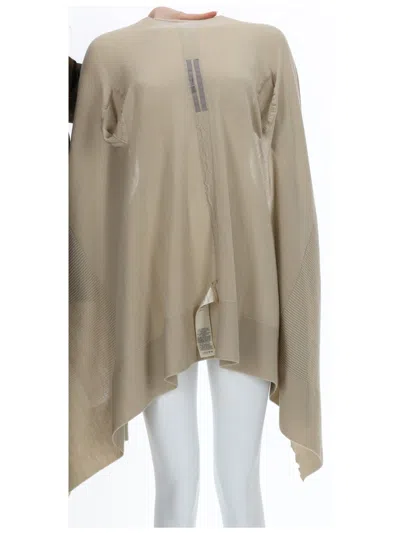 Rick Owens Beige Wool Sweater In Neutral