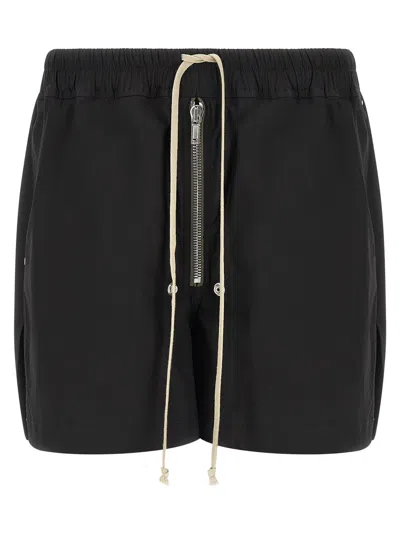 Rick Owens 'bela Boxers' Bermuda Shorts In Black