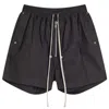 Rick Owens Bela Boxers Drawstring Shorts In Black