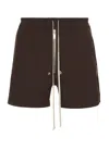 Rick Owens Bela Boxers In Mahogany