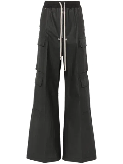 Rick Owens Bela Cargo Trousers In Black