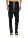 Rick Owens Bela Heavy Cotton Poplin Pants In Black
