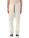 Rick Owens Wide Bela Cotton Pants In Dinge