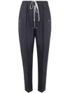 Rick Owens "bela Pants" Trousers In Blue