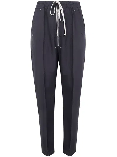 Rick Owens "bela Pants" Trousers In Blue