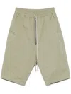 Rick Owens Bela Pods Shorts In Green