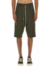 Rick Owens Knee Length Shorts Featuring Pockets In Black