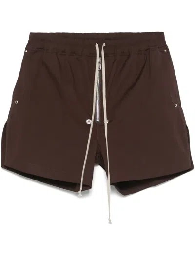 Rick Owens Bela Shorts In Brown