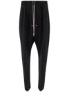 Rick Owens Trousers With Tapered Leg And Pockets In Black