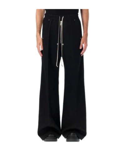 RICK OWENS RICK OWENS WIDE LEG DRAWSTRING TROUSERS