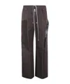 Rick Owens Wide Bela Pants Clothing In Black