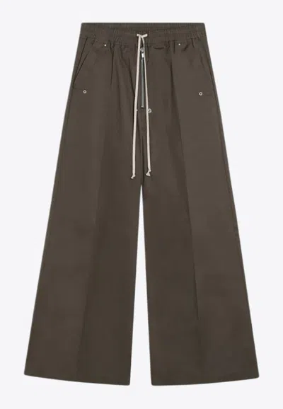 Rick Owens Bela Wide-leg Pants In Green