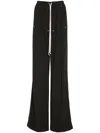 Rick Owens X Moncler Belas Wide-leg Trousers In Grey
