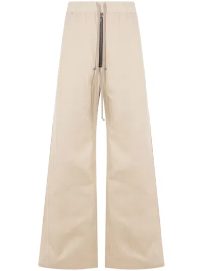 Rick Owens Bela Wide-leg Trousers In Neutrals