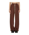 Rick Owens Wide Leg Pants In Red
