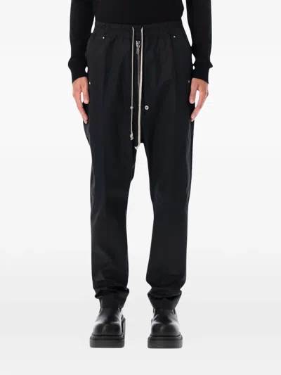 Rick Owens Bela Zip-up Trousers In Black