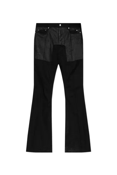 Rick Owens Bell-bottoms In Black