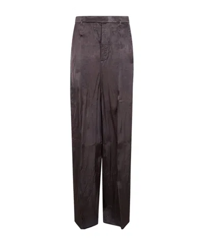 Rick Owens Belt Loop Casual Pants In Brown