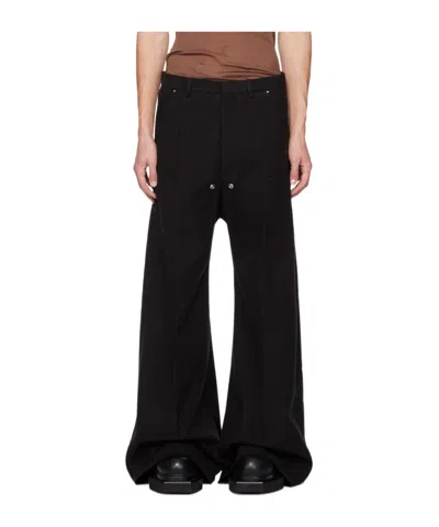 Rick Owens Black Tailored Bela Trousers In 09 Black