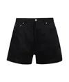 Rick Owens Geth Cutoff Shorts In Black