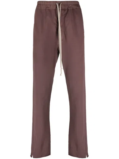 Rick Owens Berlin Organic Cotton Trousers In Purple