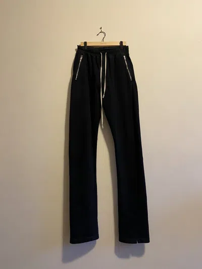 Pre-owned Rick Owens Berlin Sweatpants (heavy Fleece) In Black