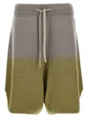 Rick Owens Beige Moncler Edition Shorts In Multicolor