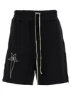 Rick Owens Bermuda Shorts In Brushed Organic Cotton In Black