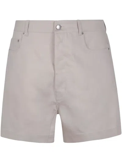 Rick Owens Bermuda Shorts In Neutrals