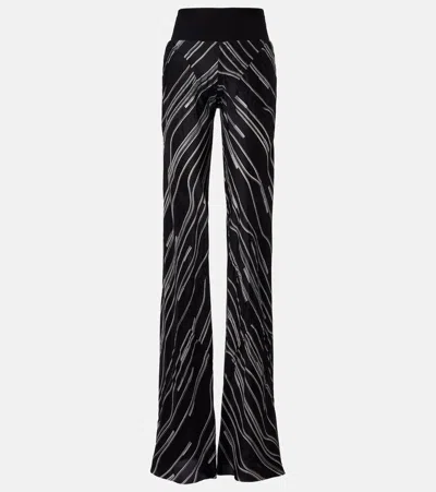 Rick Owens Bias Cady Crêpe Wide-leg Pants